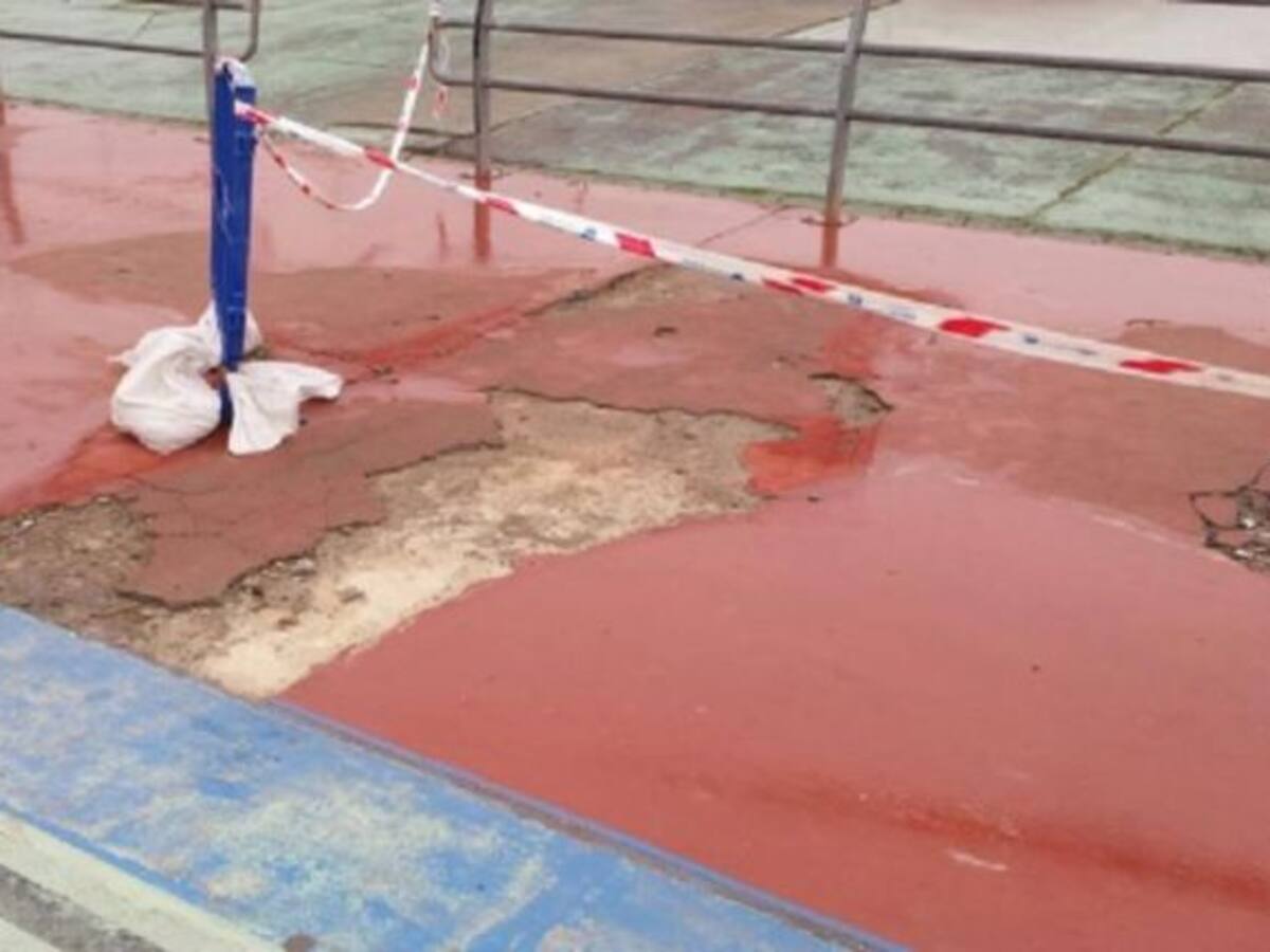 Un velódromo que “puede suponer un riesgo para los usuarios”