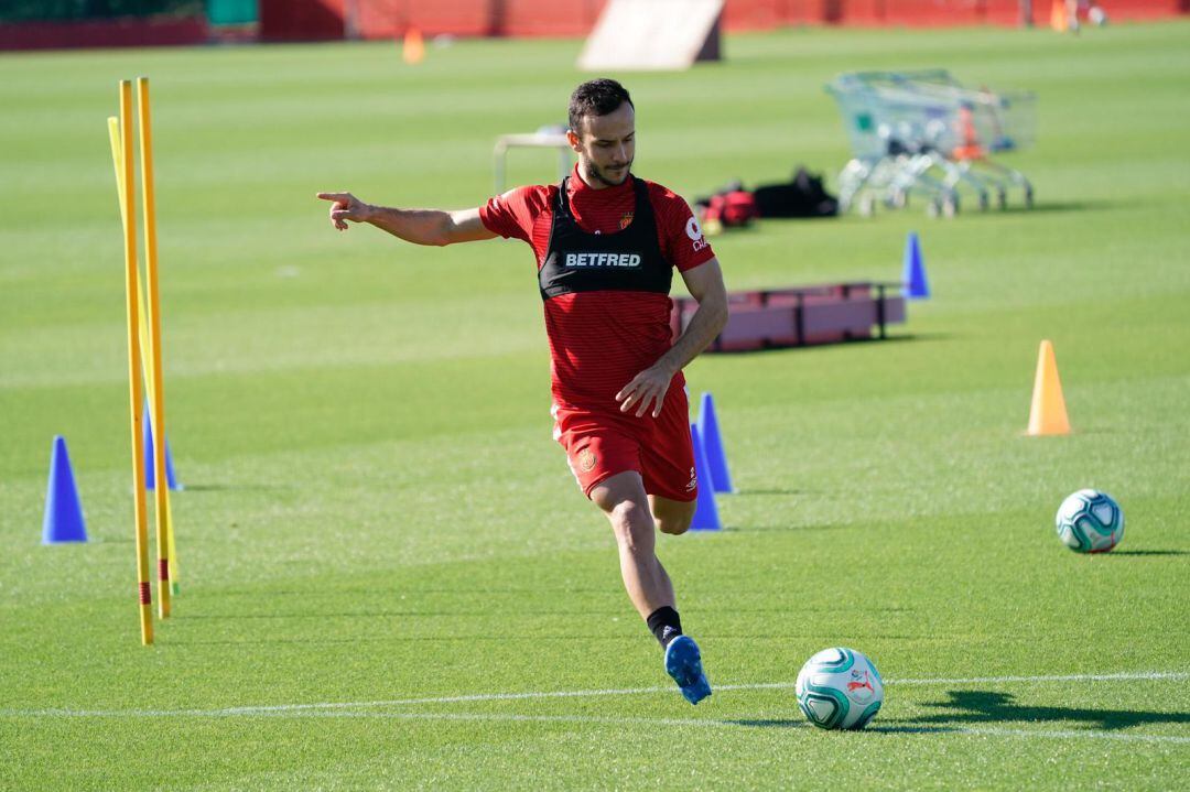 Joan Sastre entrenando en Son Bibiloni.