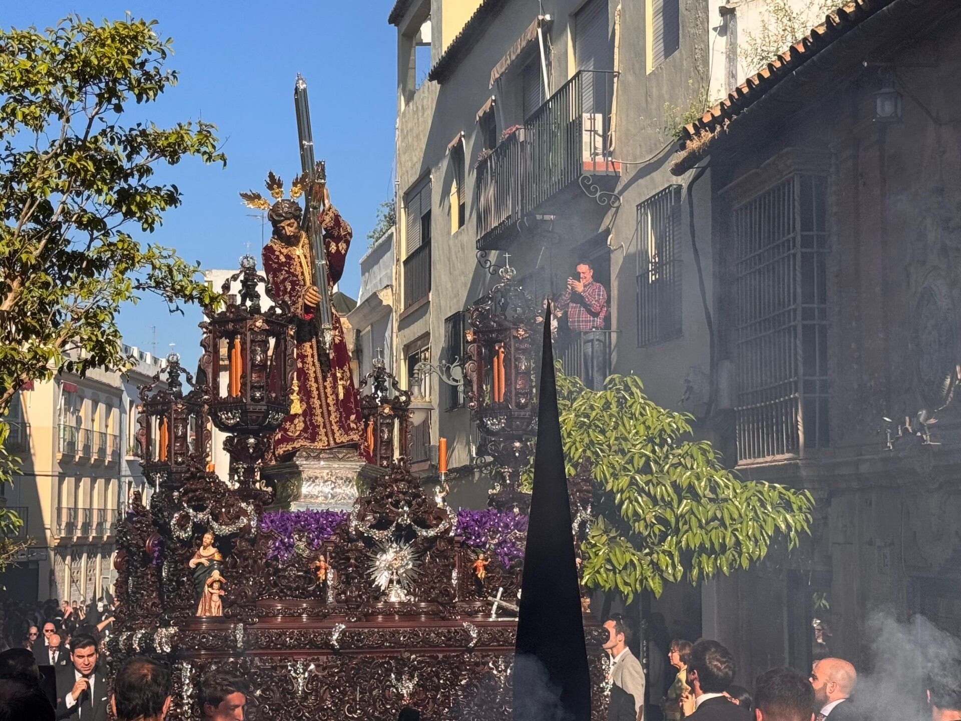 Paso del Nazareno en la calle San Pablo
