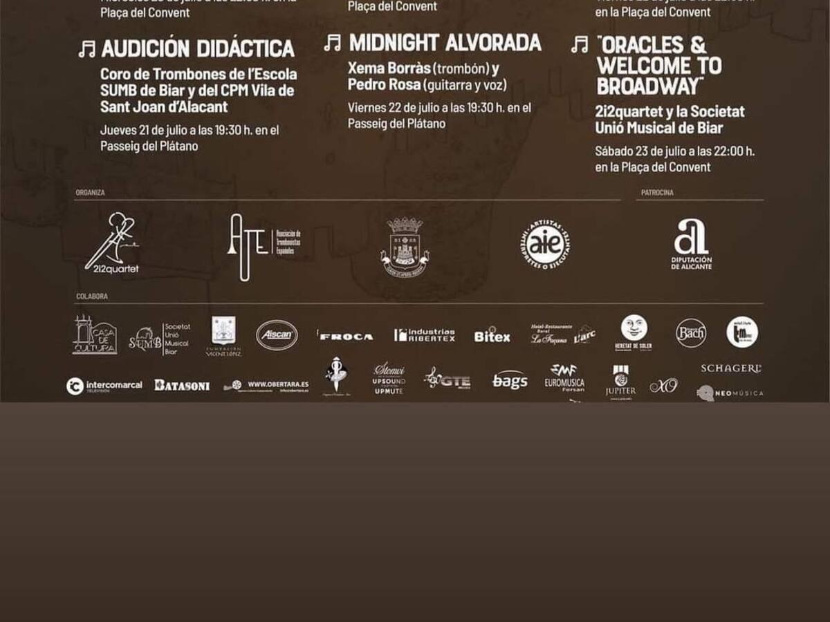 Biar celebra el tradicional Encuentro de Trombonistas