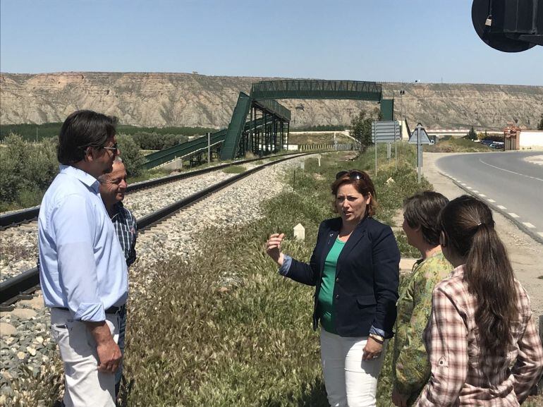 Estado de las obras de la supresión del paso a nivel.