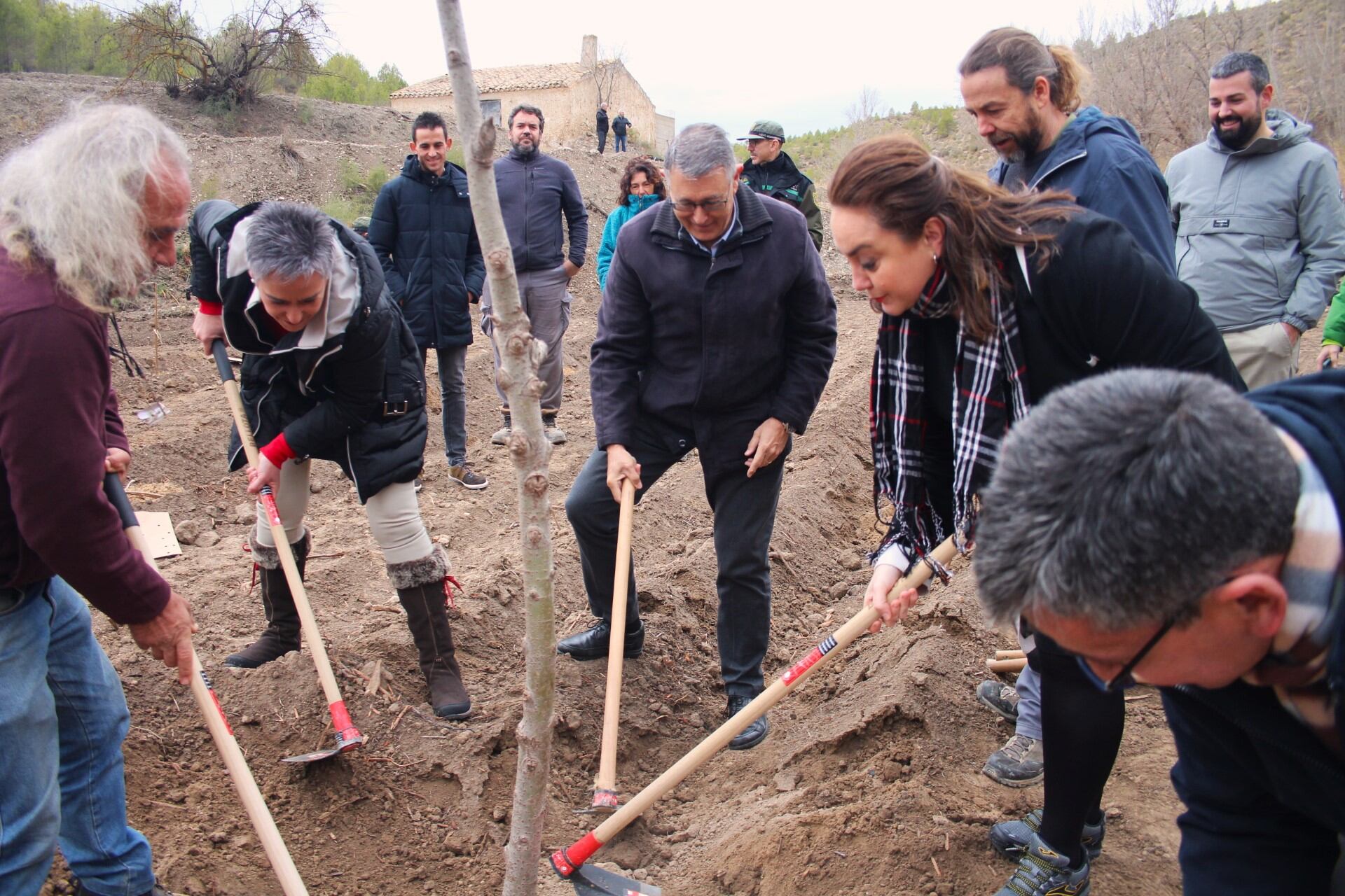 recuperación del bosque de ribera en Cañaverosa