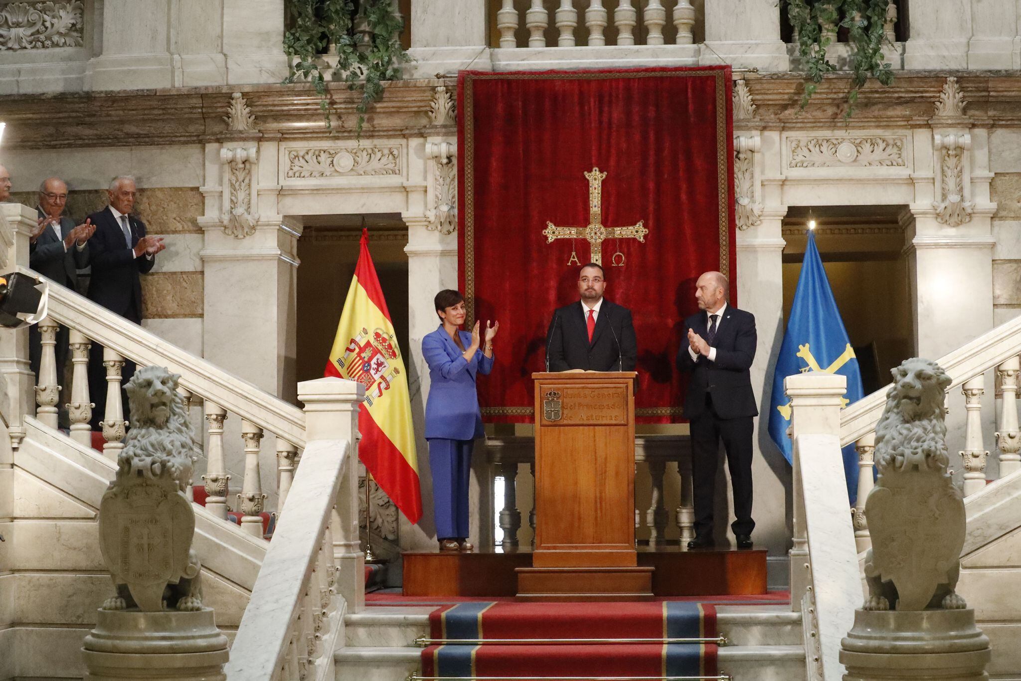 Toma de posesión de Adrián Barbón como Presidente del Principado de Asturias