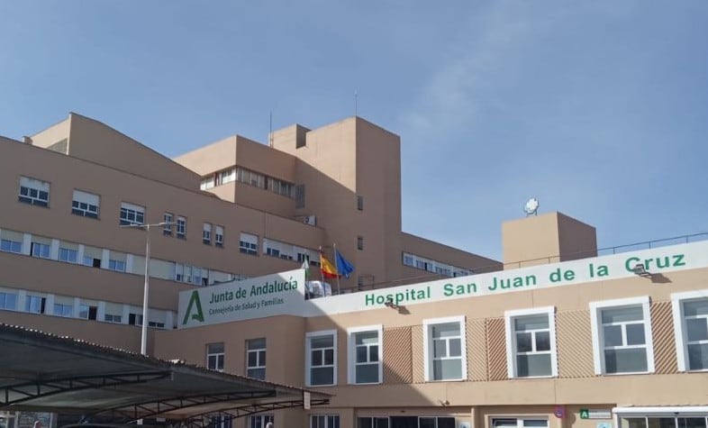 Fachada del Hospital San Juan de la Cruz en Úbeda.