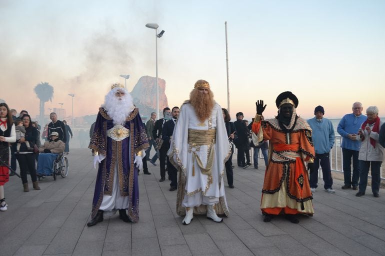 Los Reyes Magos llegan a Calp.