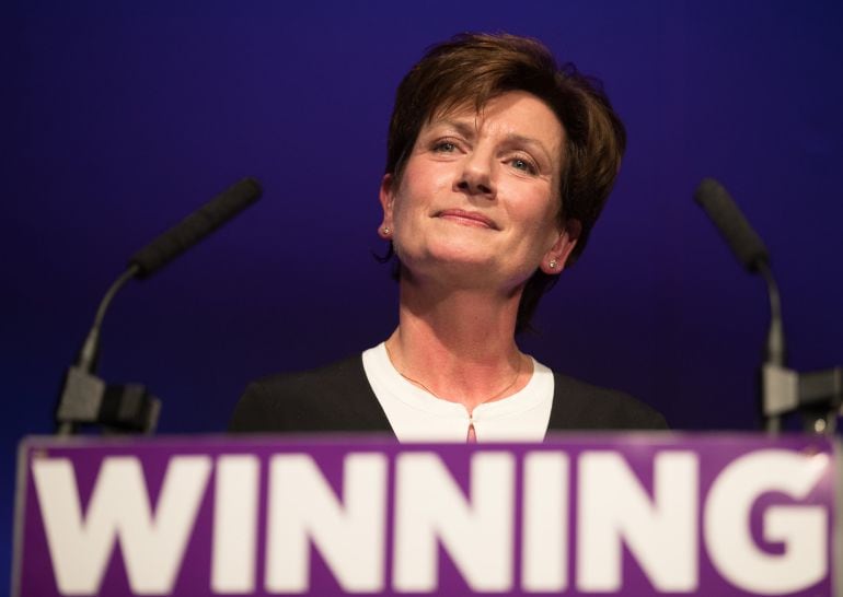 Diane James, nueva líder del UKIP.