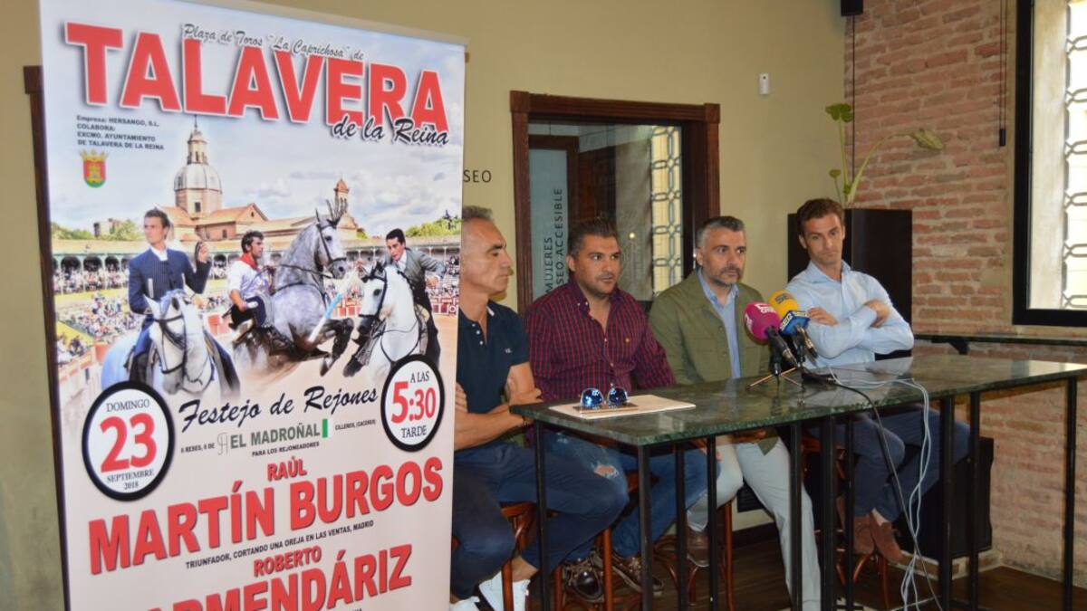 Corrida de rejones en San Mateo, el domingo 23