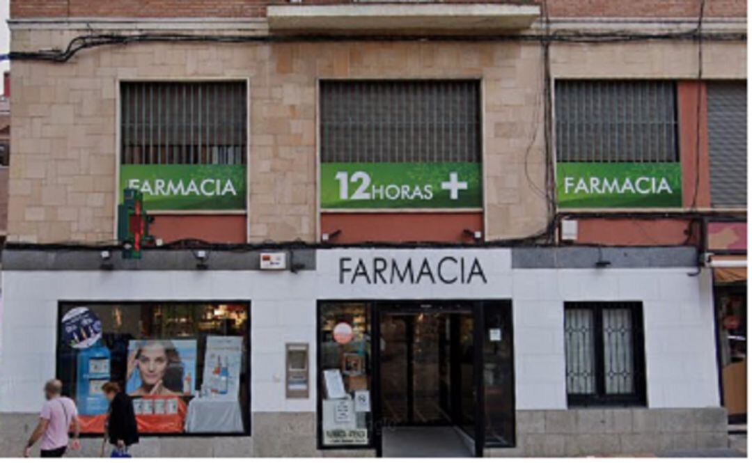 Farmacia ubicada en uno de los barrios de la capital