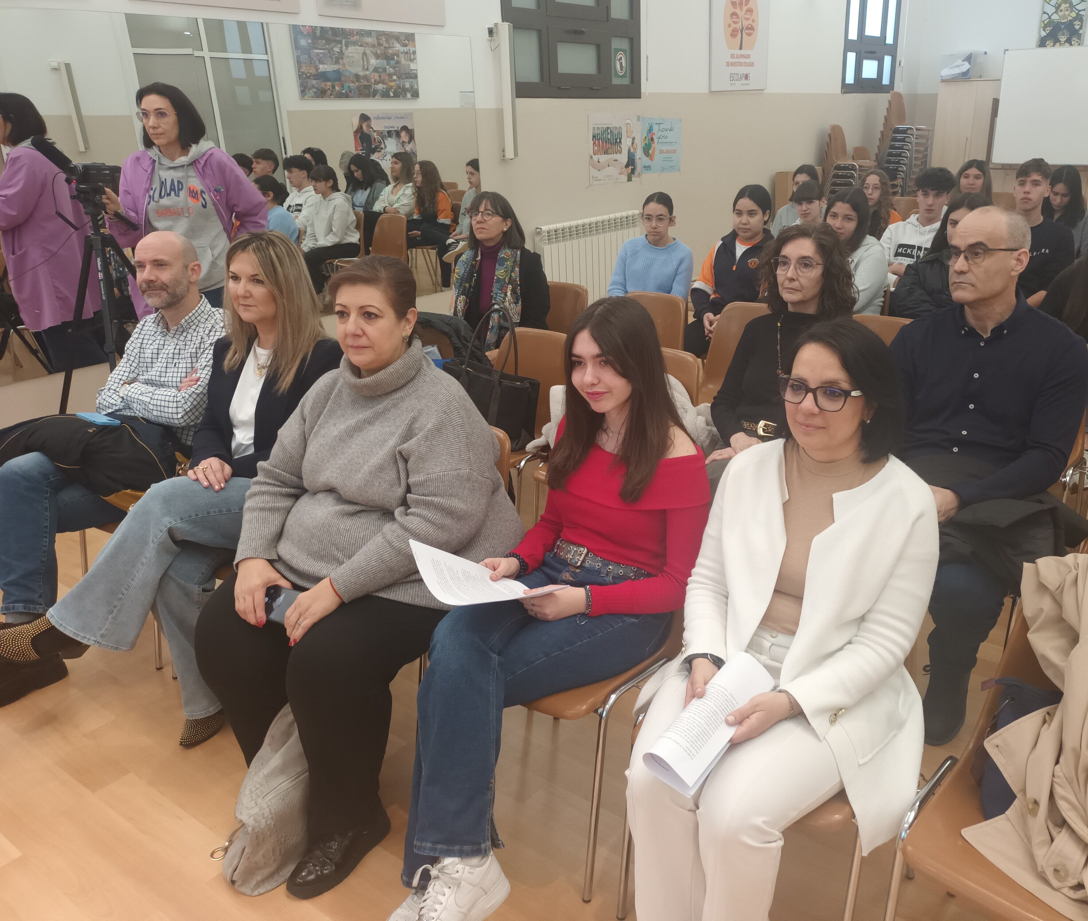 Acto de entrega del premio a Marta Jarne Pujala