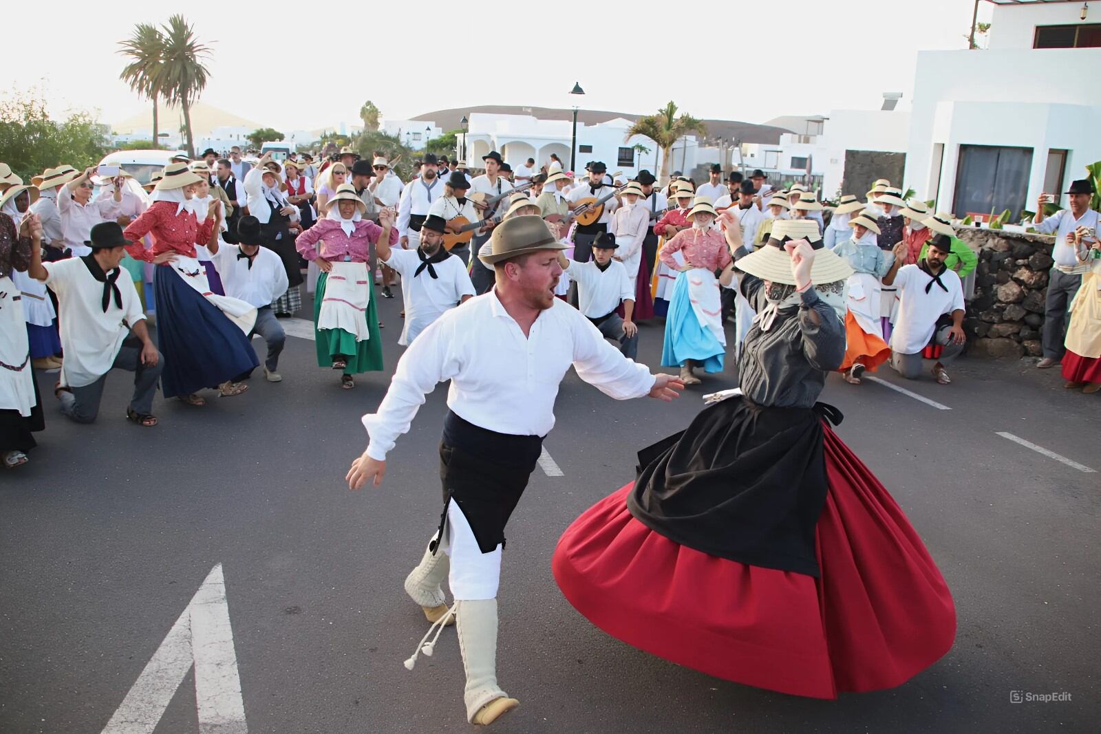 Un momento de la romería de Los Remedios, en Yaiza (Lanzarote).