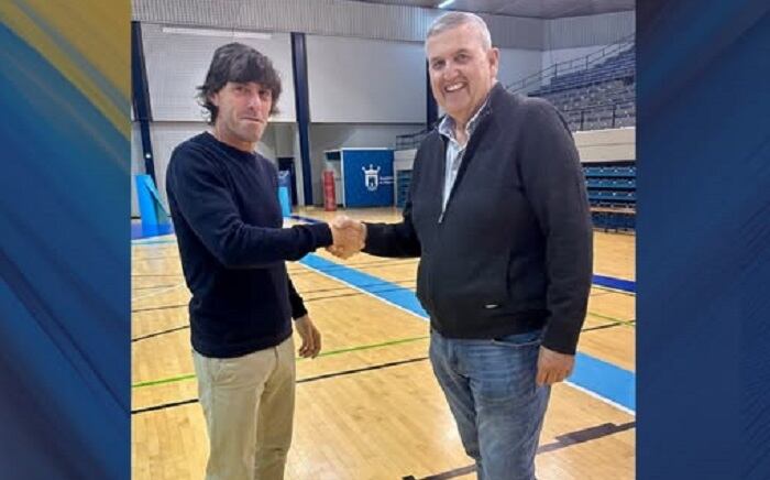 Iñaki Pérez junto a Pedro Soria