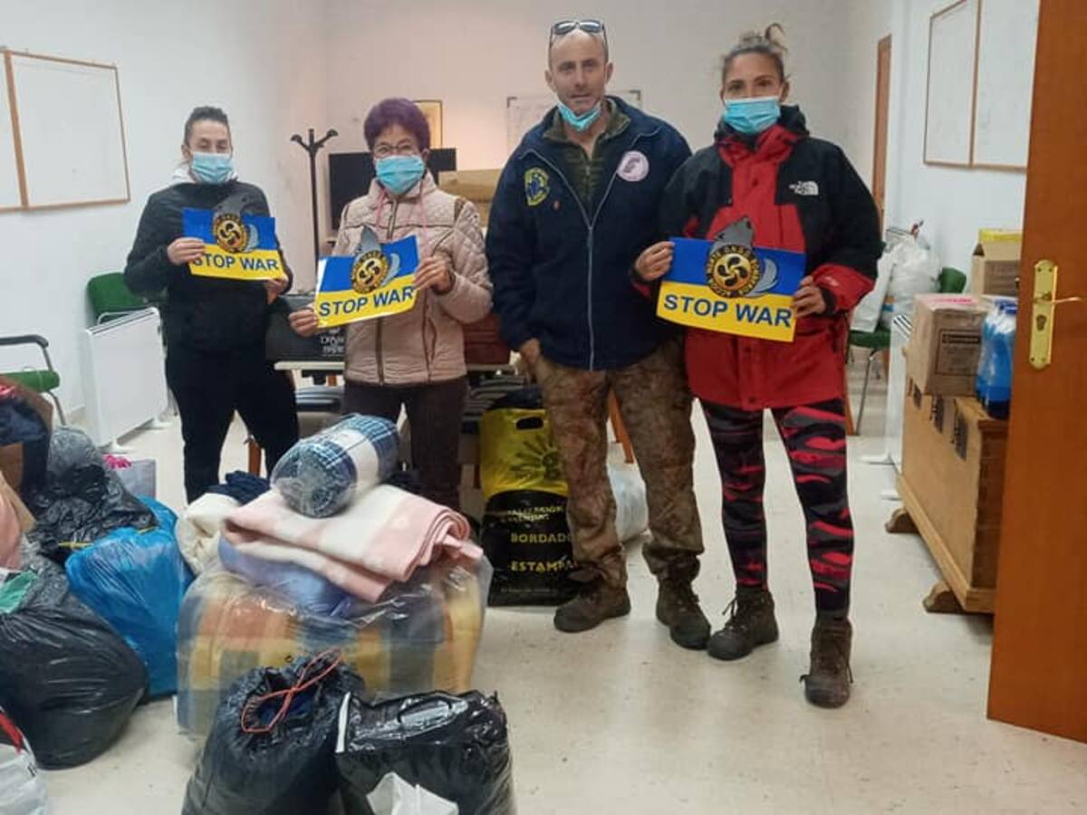 Acción Norte envía un convoy de ayuda humanitaria a la frontera de Ucrania con Polonia