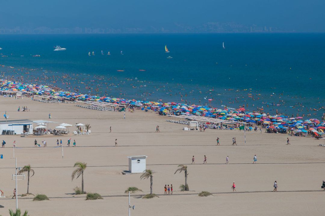 Image de la playa de Gandia. 