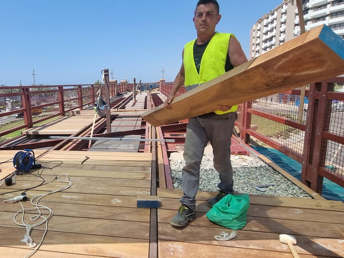 ¡Cada vez más cerca!. Avanza el Cable Inglés peatonal