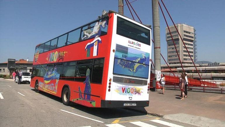 La nueva imagen del autobús turístico de Vigo