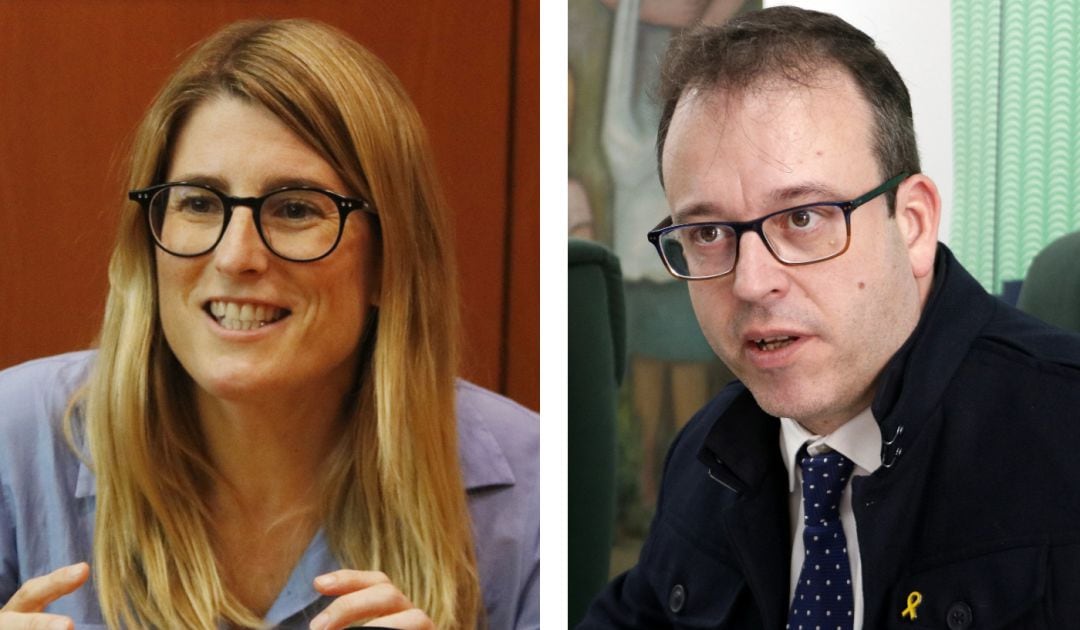 Elsa Artadi (Junts) i Ramon Solsona (Pdecat)