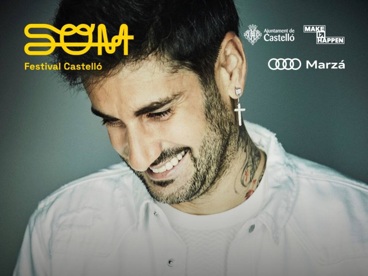 Melendi actuará en SOM Festival el 21 de agosto