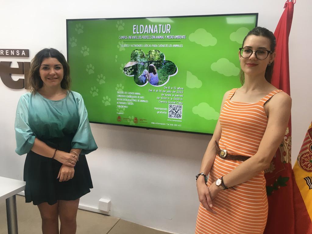 Las concejalas de Protección Animal y Medio Ambiente de Elda