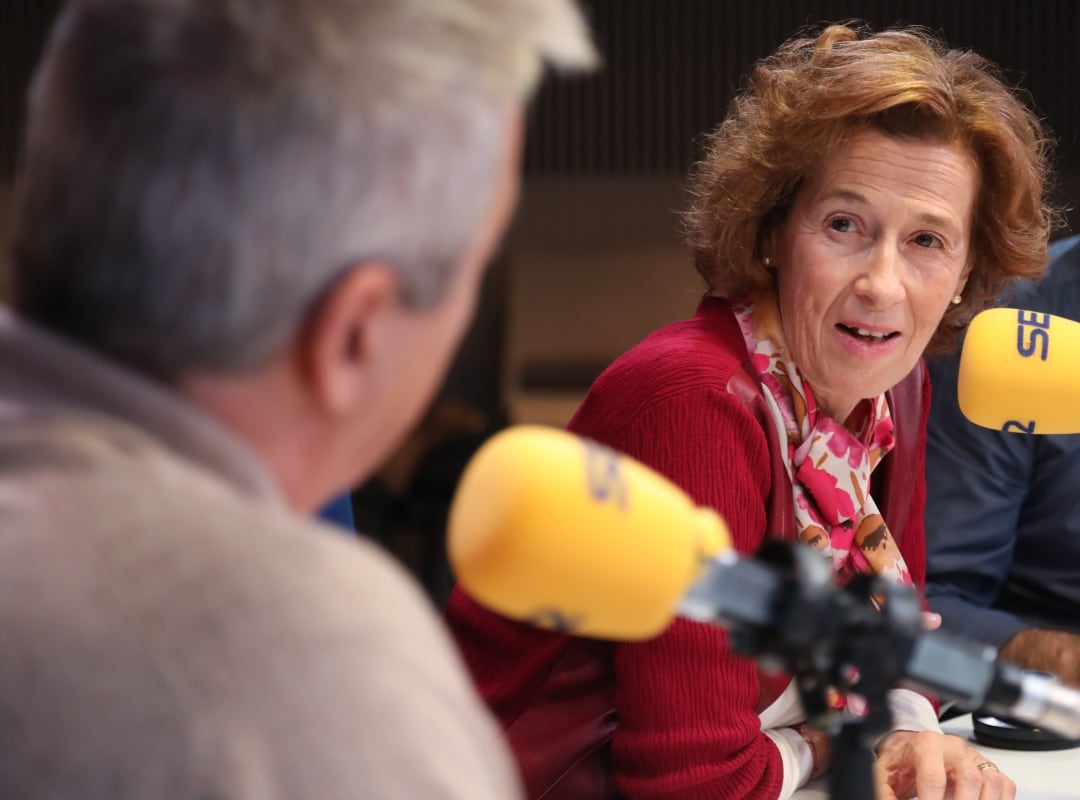 La periodista y escritora Julia Navarro durante la entrevista en &#039;La Ventana&#039;