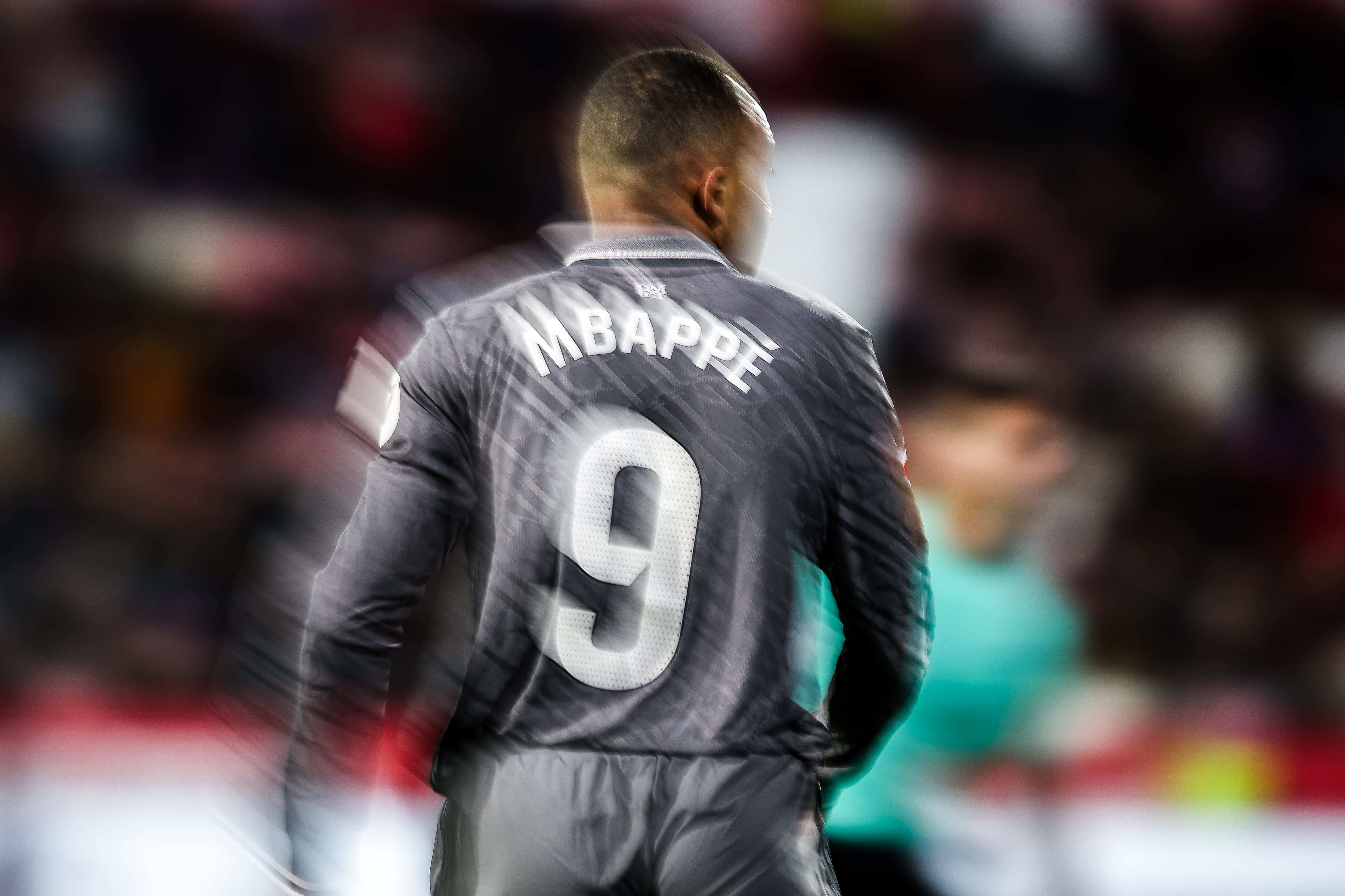 Kylian Mbappé, durante el partido contra el Girona