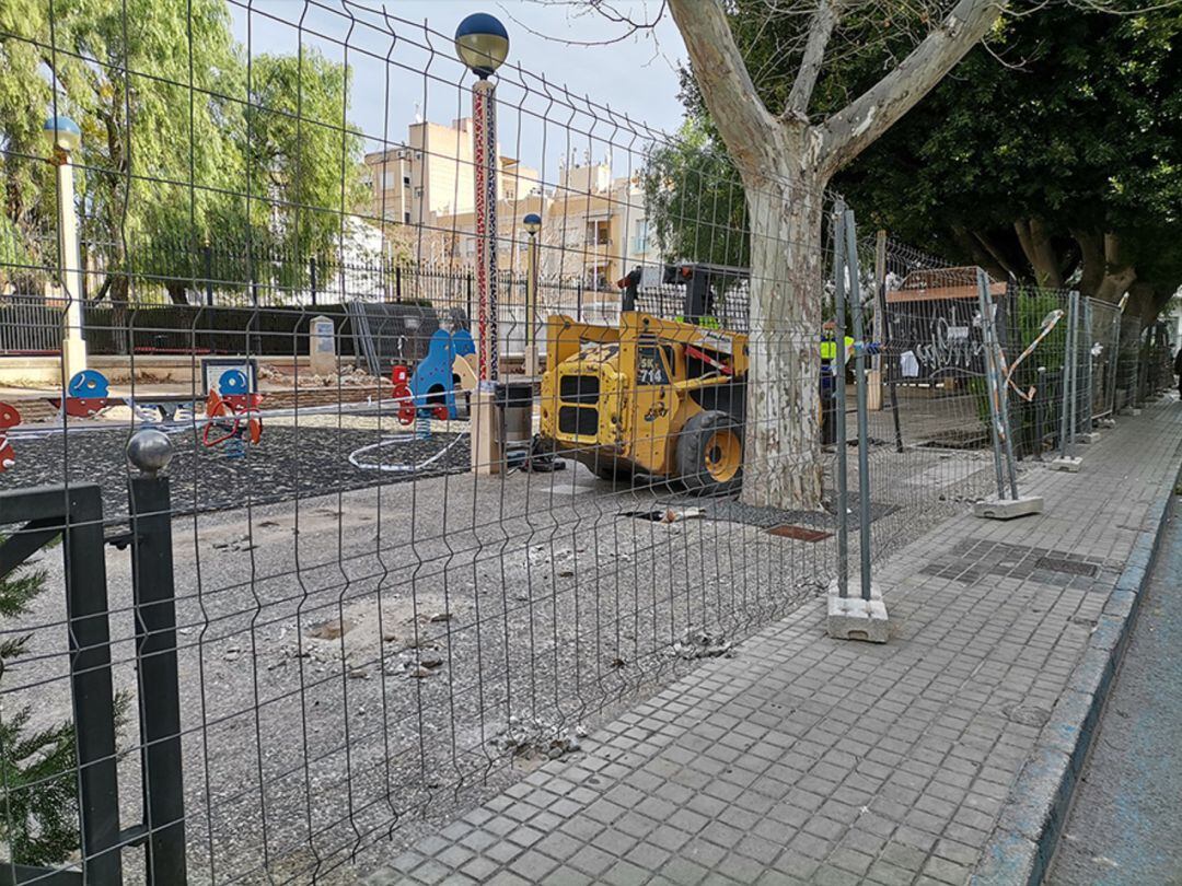 Parque a remodelar en Novelda
