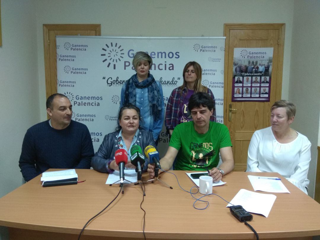 Presentación de candidatos municipales de Ganemos