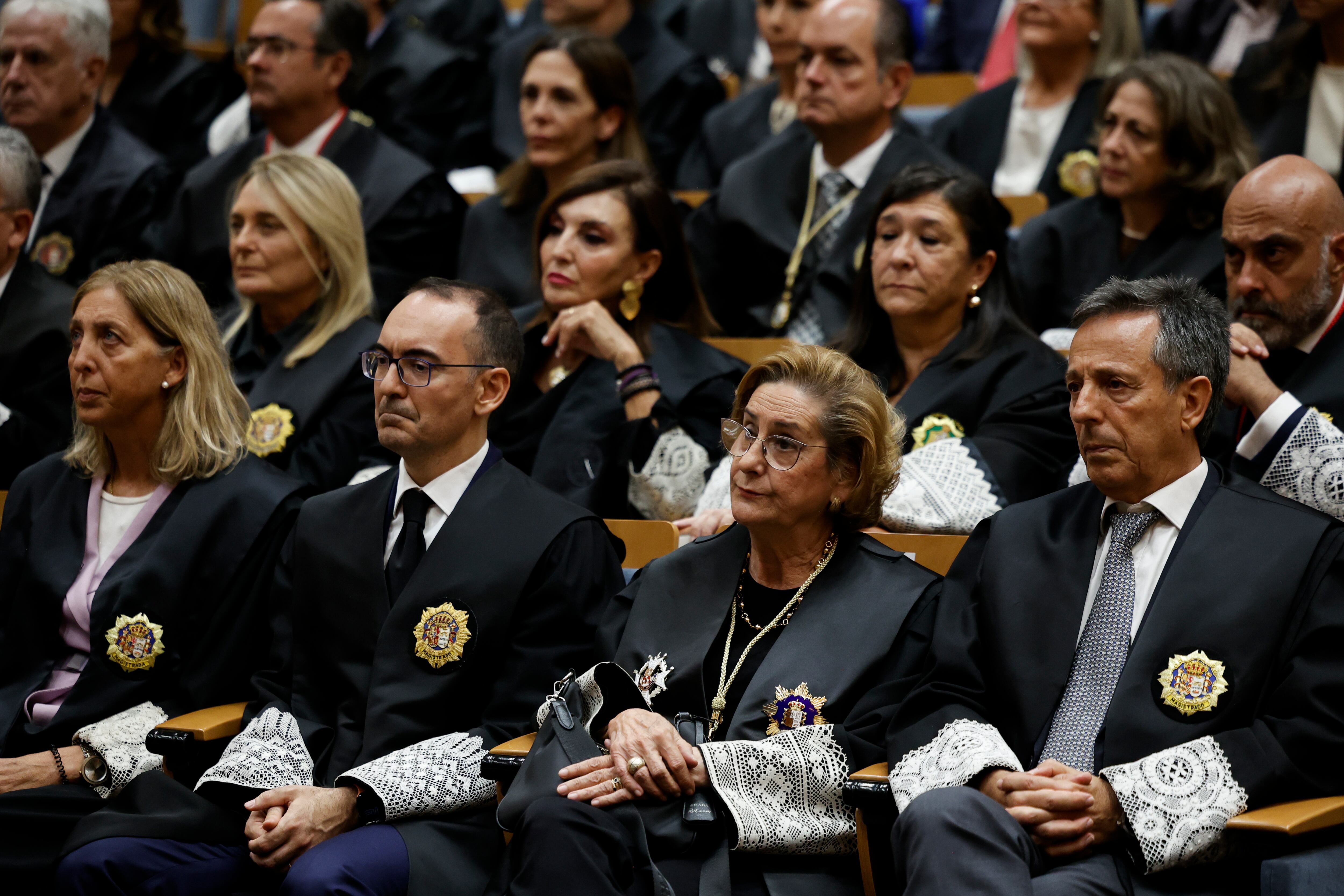 Vista general del acto de apertura del Año Judicial 2024-2025, el último bajo el mandato de la presidenta del Tribunal Superior de Justicia de la Comunitat Valenciana (TSJCV), Pilar de la Oliva, ya que se jubilará el próximo mes de enero tras quince años al frente del TSJCV