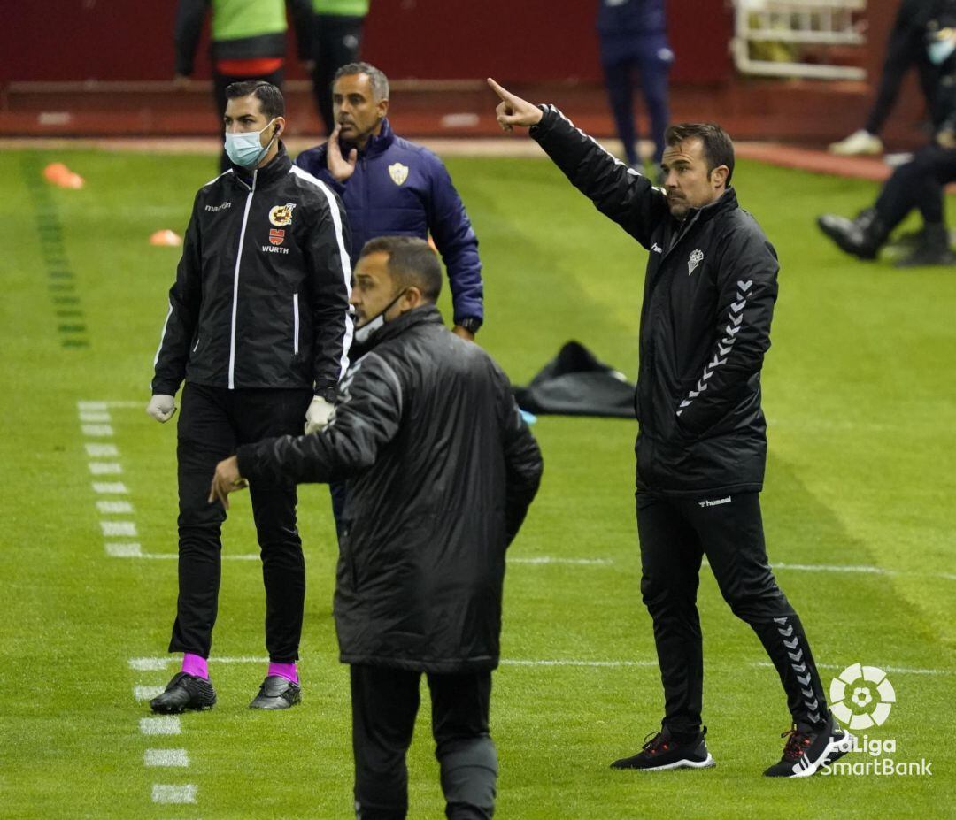 López Garai en el Albacete-Almería.
