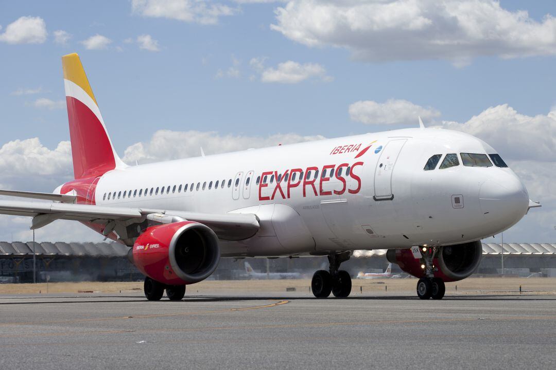 Imagen de uno de los aviones de la compañía Iberia.