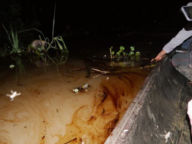 Contaminación en el río Amazonas