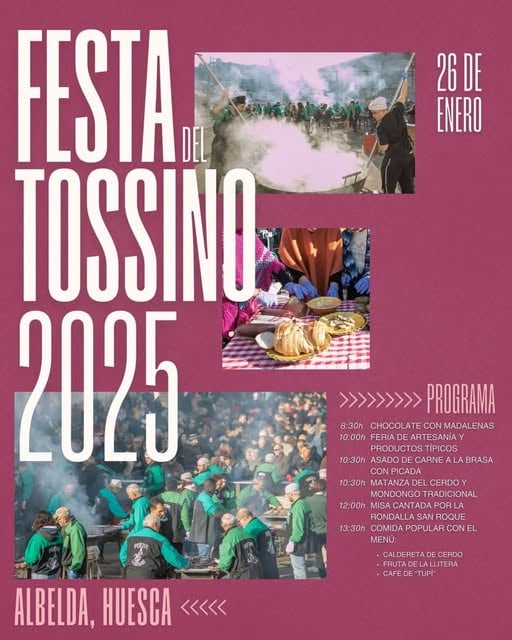 Cartel Festa del Tossino 2025.