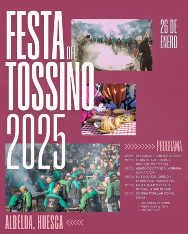Cartel Festa del Tossino 2025.