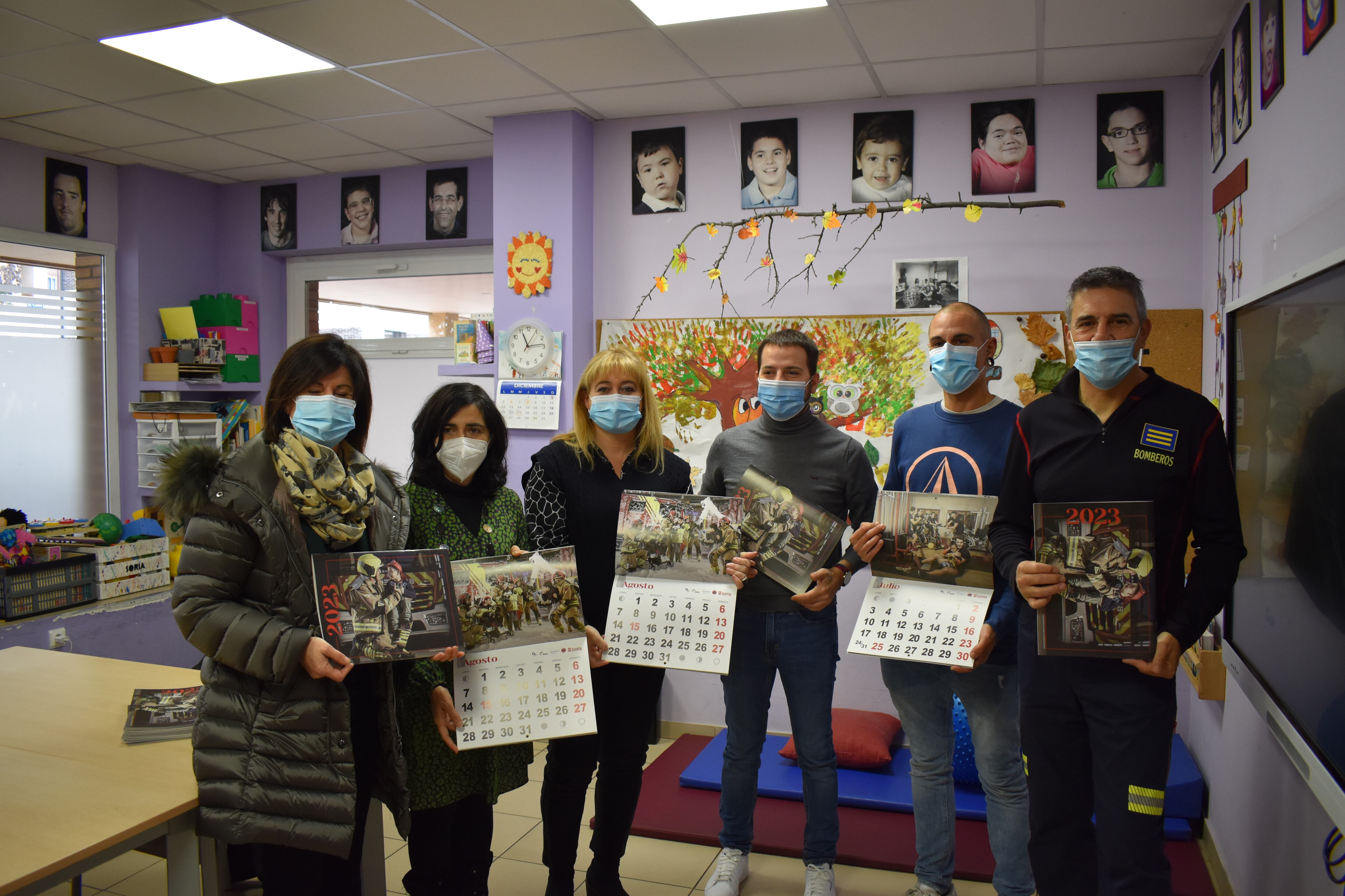 Presentación del Calendario Solidario de Aspace Soria.