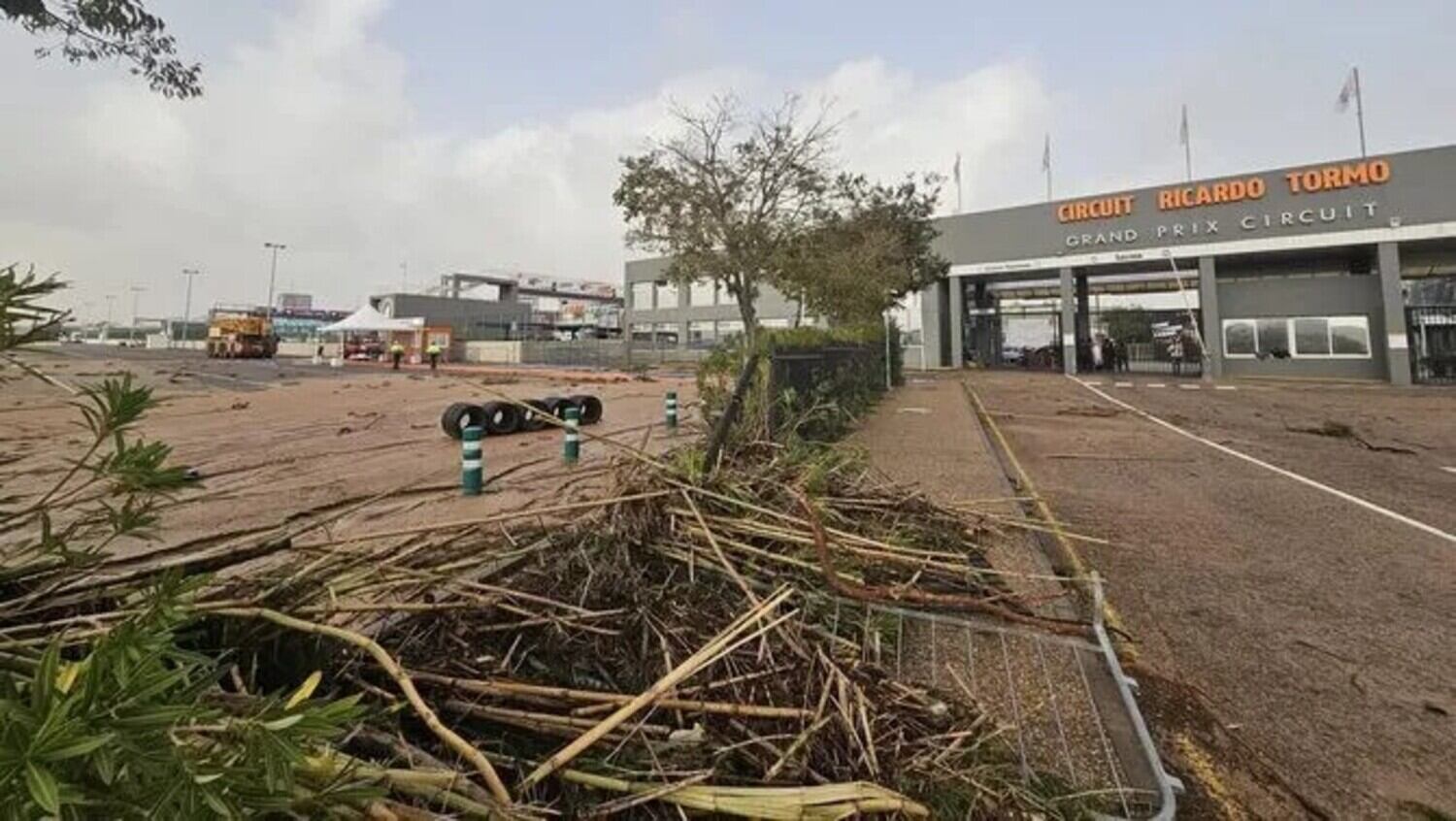 L&#039;exterior del circuit de Xest també ha patit els desperfectes per la DANA