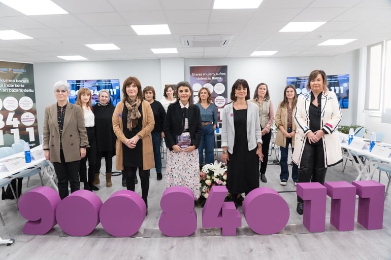 La consejera de Igualdad, Justicia y Políticas Sociales del Gobierno Vasco, Nerea Melgosa, ha participado hoy en una jornada de trabajo organizada por su Departamento en torno al 25N