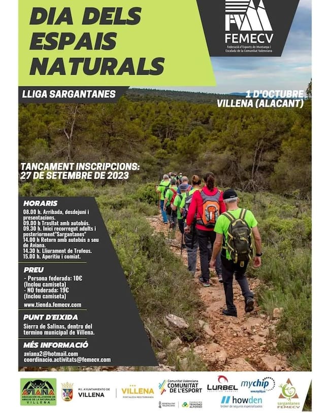 Cartel de la actividad