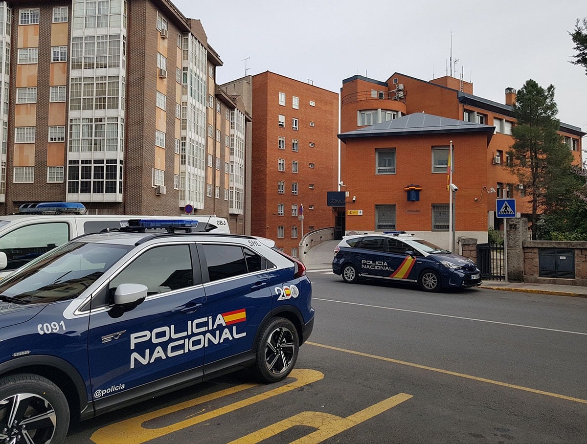 Sede de la Comisaría Provincial de Ávila, en el paseo de San Roque