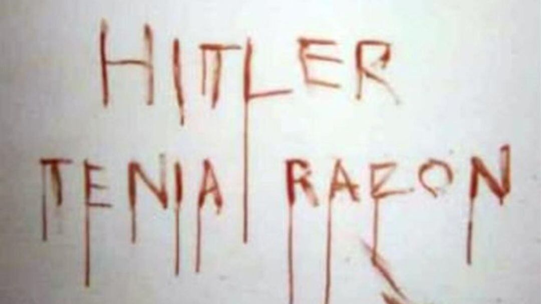 El mensaje que escribió el condenado con sangre de la víctima