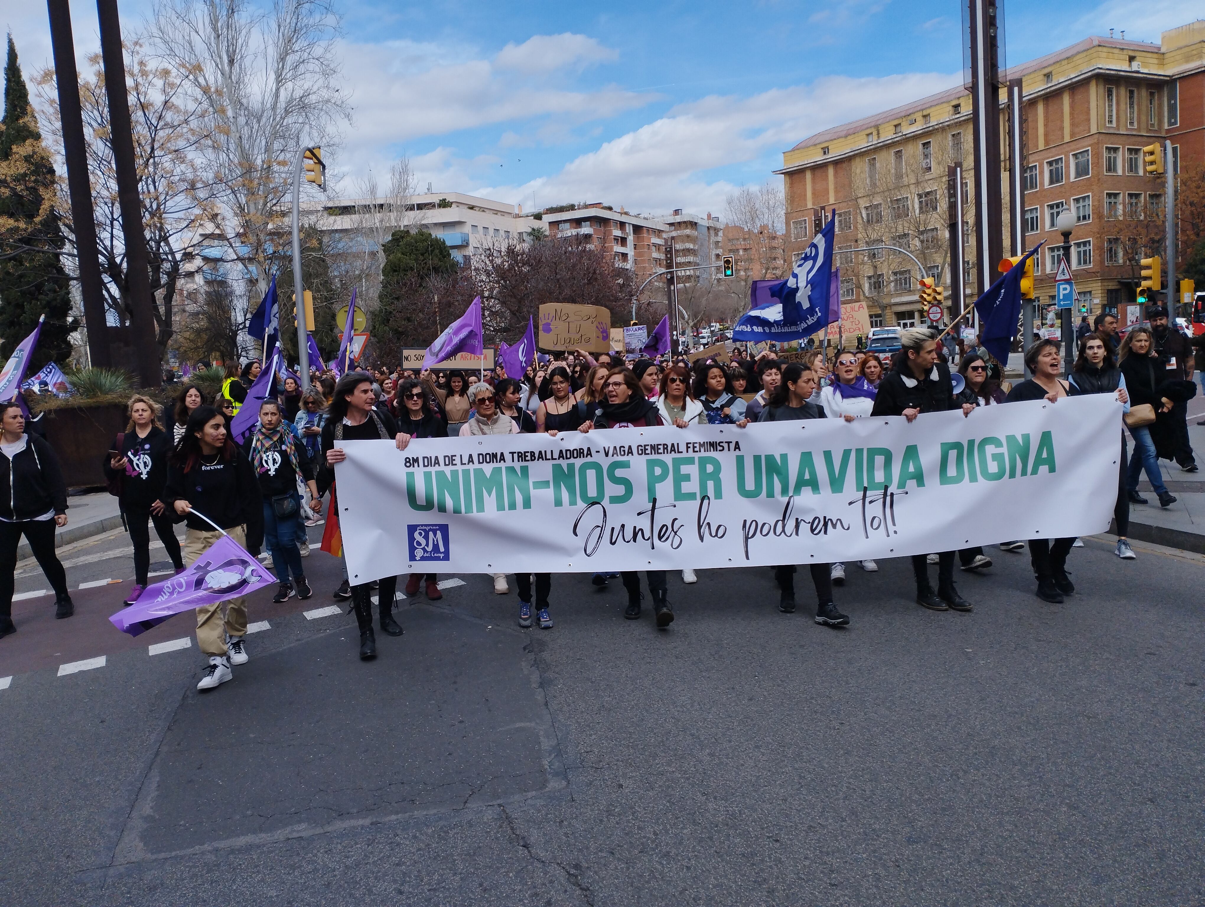 Capçalera de la manifestació