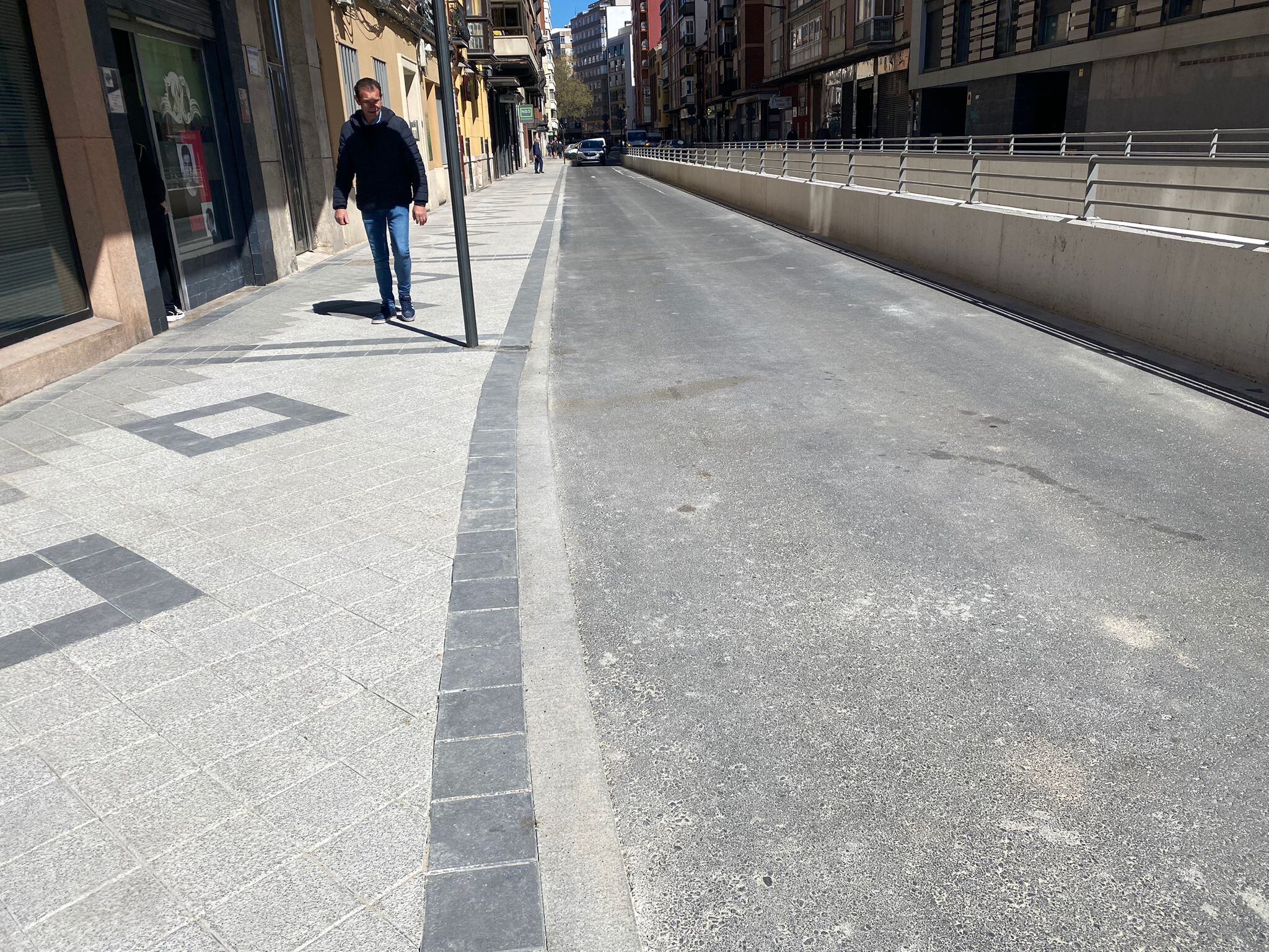 Nuevo túnel en la Calle Panaderos en Valladolid