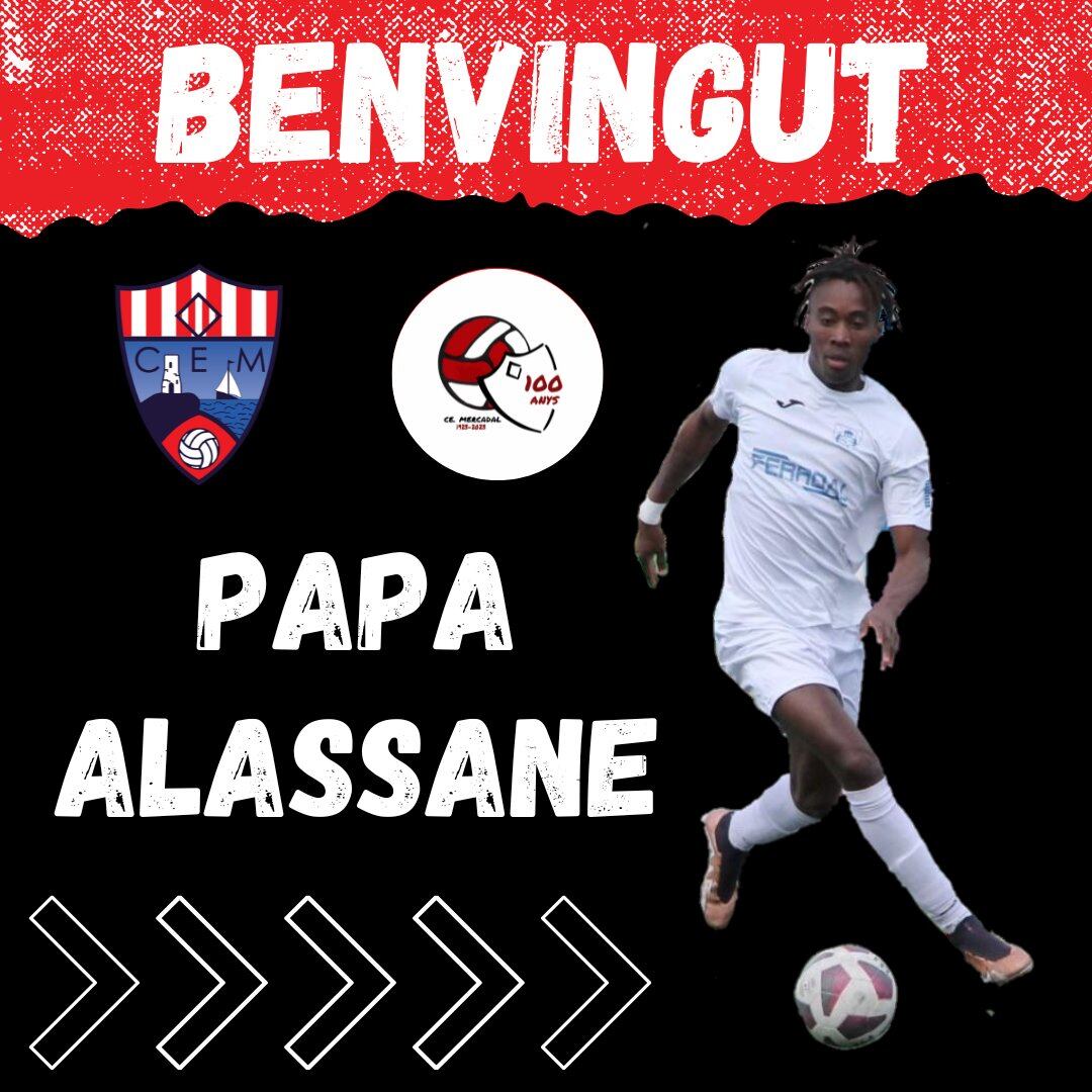 Papa Alassane ha de formar amb Karim una davantera molt perillosa.