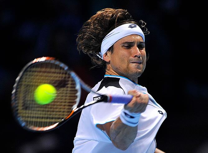 Ferrer, durante su partido ante Murray