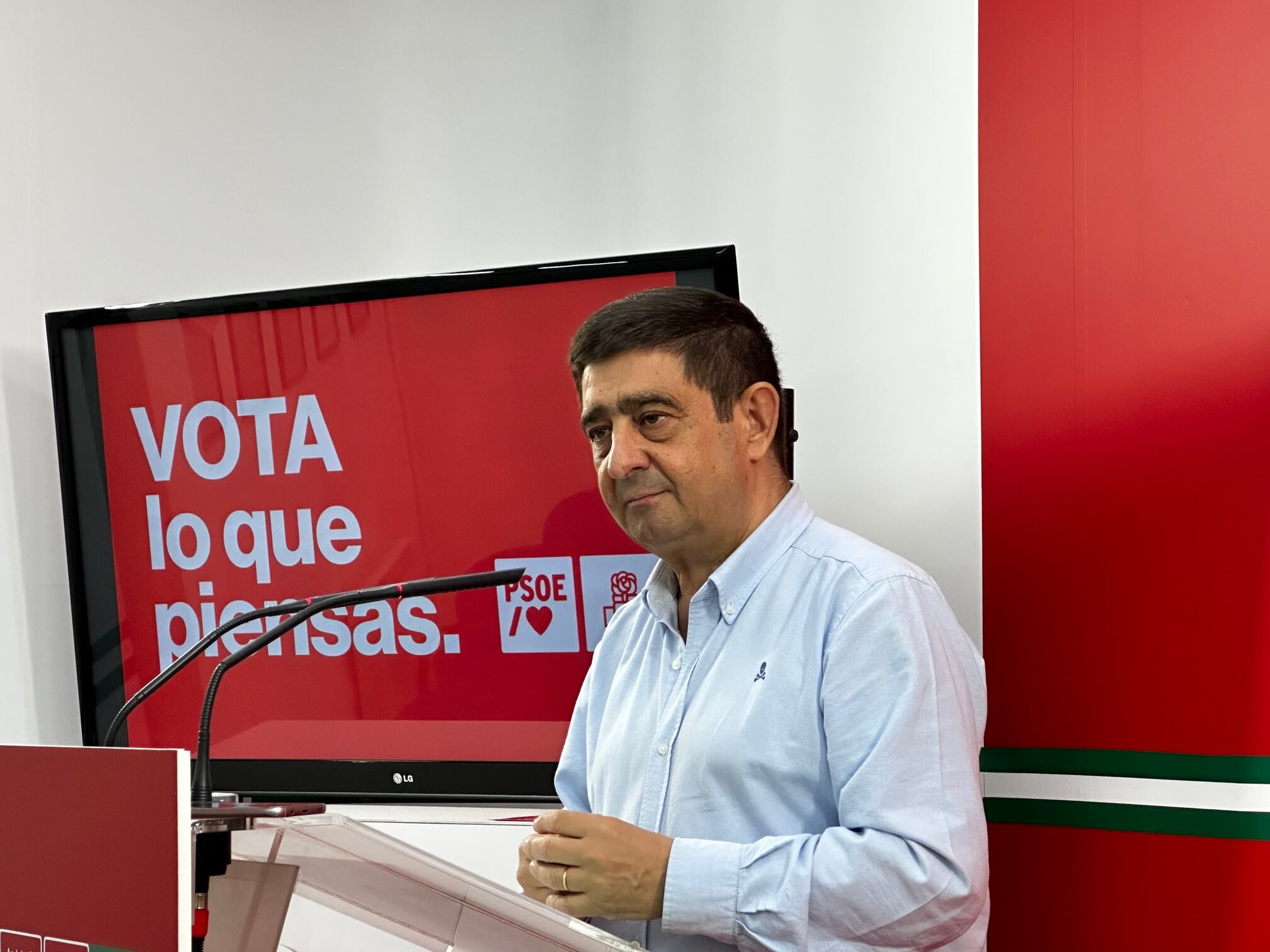 El secretario general del PSOE de Jaén, Francisco Reyes.