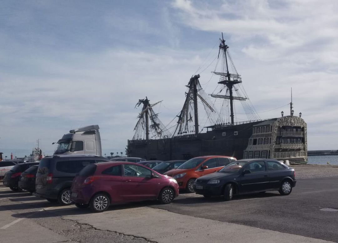 Imagen del Santísima Trinidad en el Puerto de Alicante