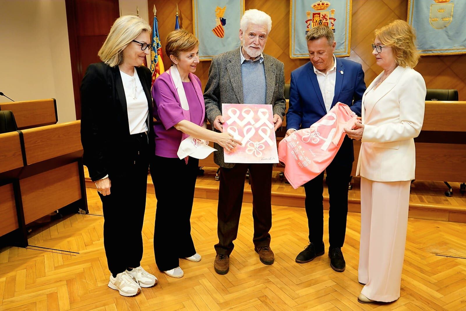 Acto de presentacion de la 9ª Cursa de la Dona en la lucha contra el cáncer de mama de Burriana