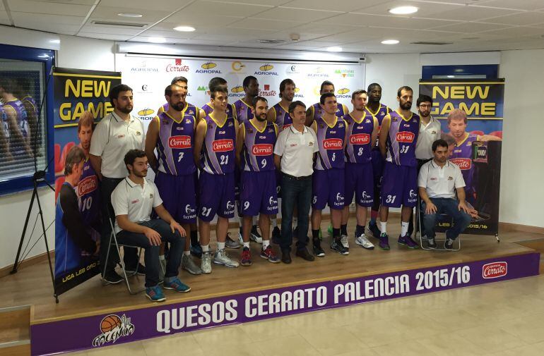 Imagen de archivo del Quesos Cerrato en su temporada 2015-2016