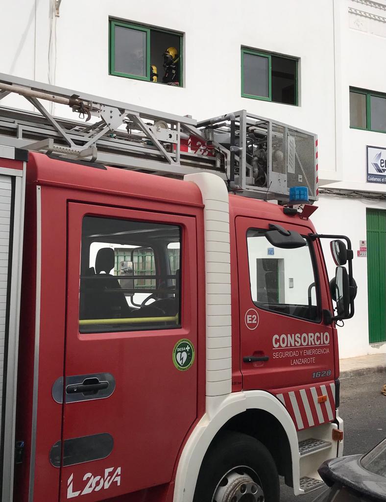 Bomberos del Consorcio de Seguridad y Emergencias de Lanzarote.