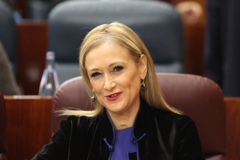 Cristina Cifuentes en la Asamblea de Madrid