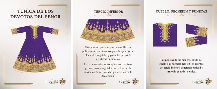 Diseño de Eduardo Crespo para la próxima Túnica de los Devotos del Cautivo de Santa Genoveva
