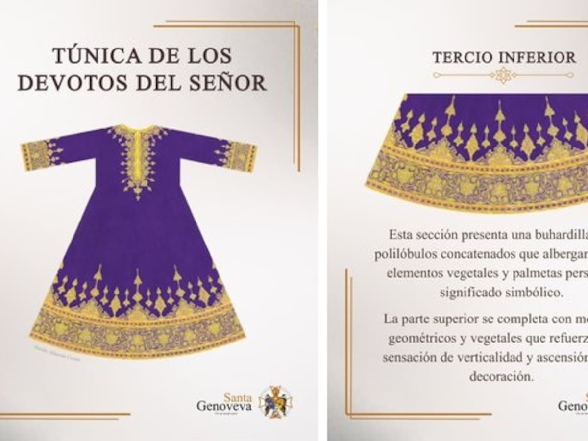 Proyecto de una Túnica de los Devotos para el Señor Cautivo de Santa Genoveva